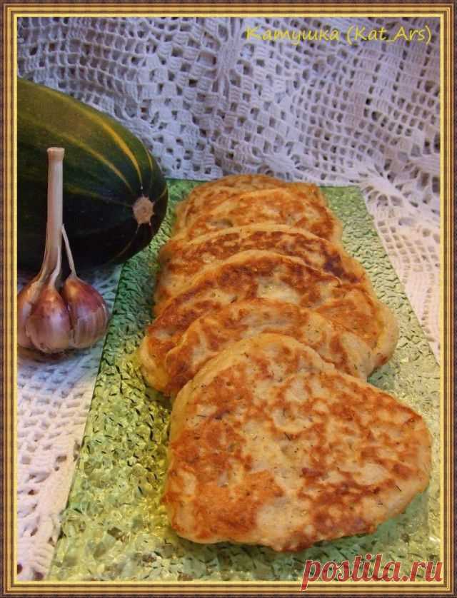 Кабачковые оладьи с сыром