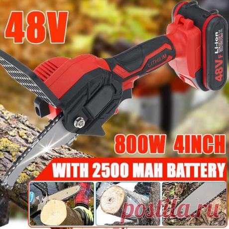 3438.05руб. 38% СКИДКА|Портативная электрическая Обрезка с литиевой батареей 48 В, пила, перезаряжаемая электрическая мини пила для резки дерева, Электрическая цепная пила|Электрические пилы|   | АлиЭкспресс Покупай умнее, живи веселее! Aliexpress.com