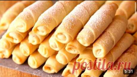 БОЖЕ КАК ВКУСНО Рекомендую: Печенье к ЧАЮ, которое тает во рту! Быстрый, легкий и дешевый рецепт | Амира Готовит  | Дзен