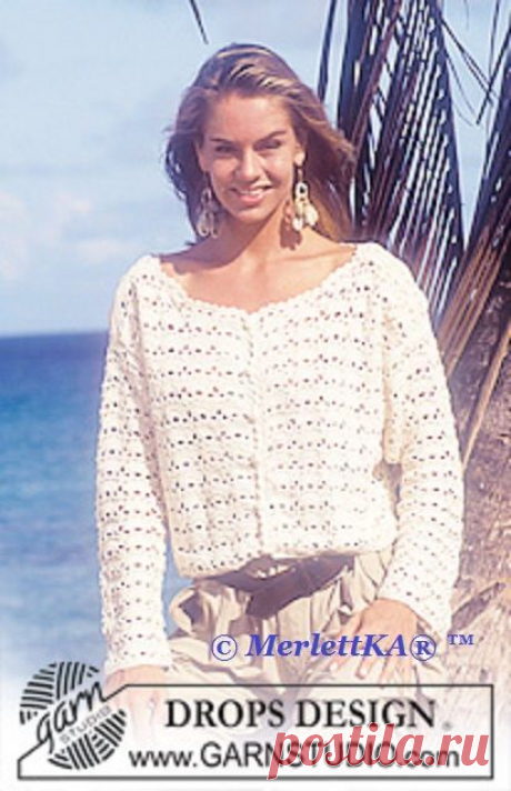 Жакет крючком ...от DROPS