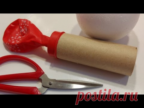 Приклеила ВТУЛКУ НА ШАР!Смотри в чем ПРИКОЛ!100%ПОБЕЖИШЬ за ШАРАМИ,когда УВИДИШЬ!DIY-2 идеи.8 марта
