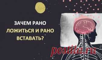В чем же сила раннего отхода ко сну?