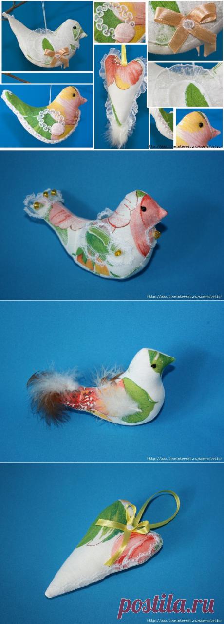 Птички (яблоневый цвет)