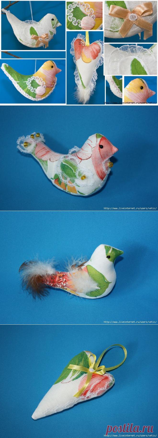 Птички (яблоневый цвет)