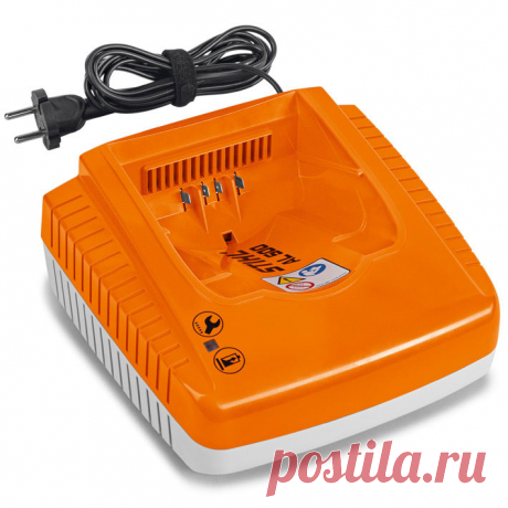Зарядное устройство STIHL AL 500 предназначено для зарядки аккумуляторов STIHL AK- и AP-систем. ЗУ имеет светодиодный индикатор режима работы и пассивное охлаждение батареи. Время заряда аккумулятора зависит от его емкости и степени разряда.