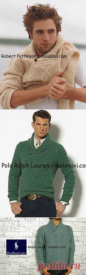 Вязаный пуловер для мужчин от Polo Ralph Lauren | Вяжем с Ланой
