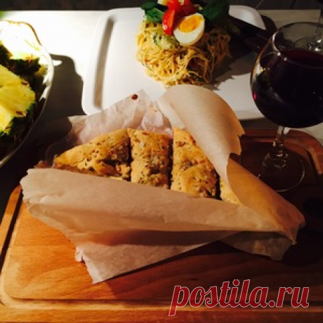 Картофельная фокачча из генуи с чесночным маслом - кулинарный рецепт