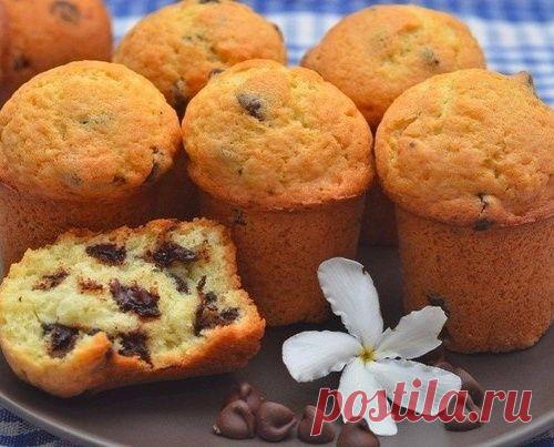 Маффины с шоколадными чипсами