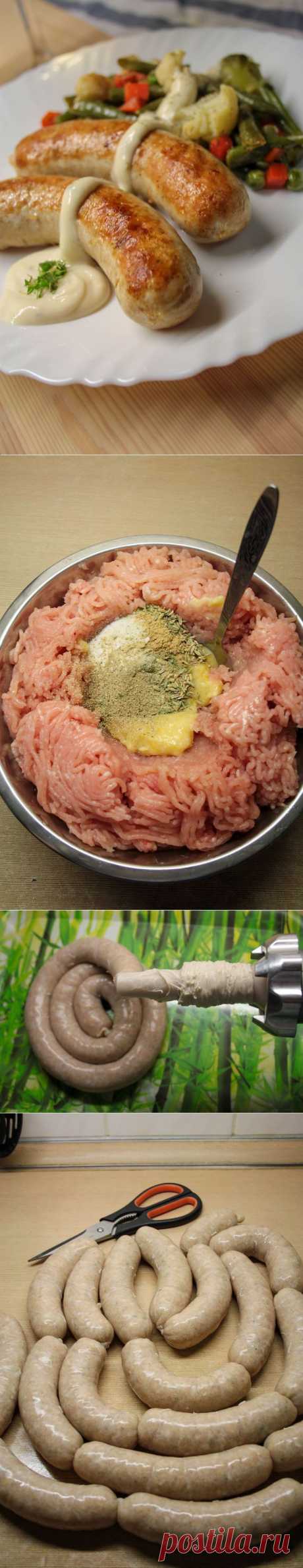Куриные колбаски для гриля с вареным лимоном и фенхелем