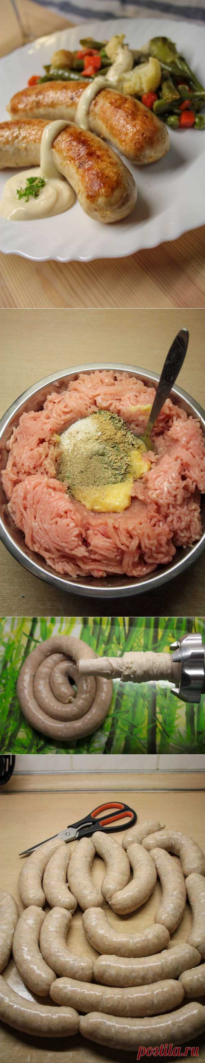 Куриные колбаски для гриля с вареным лимоном и фенхелем