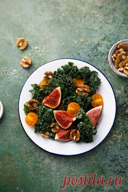 Салат с инжиром и кейлом: maria_kitchen — ЖЖ