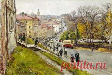 Виктор Апфельбаум. У Рождественского монастыря. 1951 год.