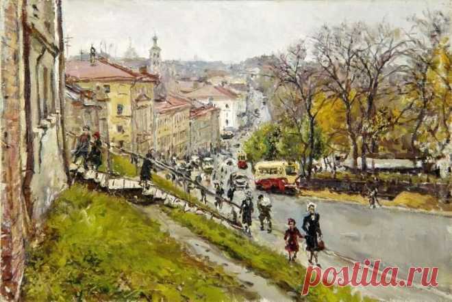 Виктор Апфельбаум. У Рождественского монастыря. 1951 год.