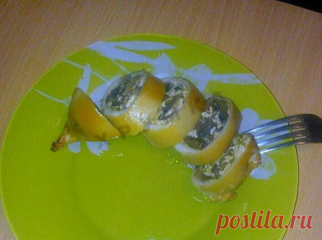 Кальмар фаршированный