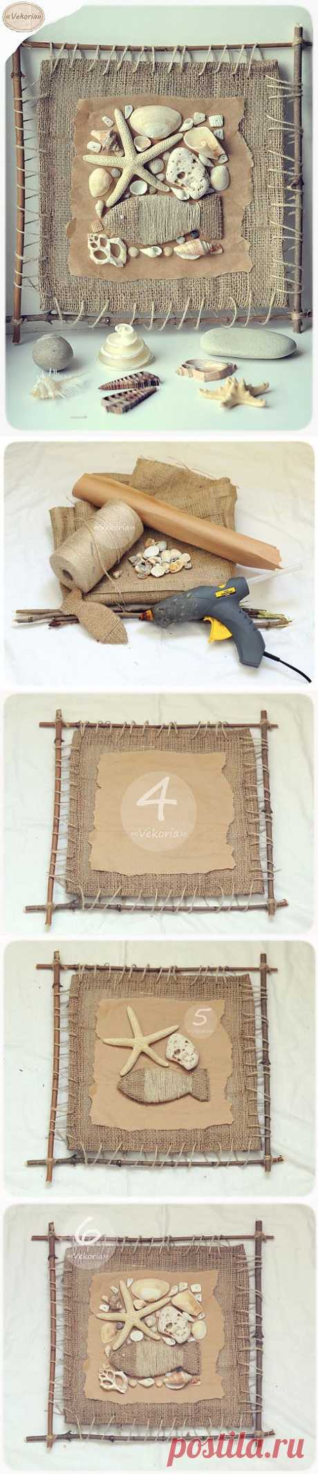 МК панно в морском стиле! - Ярмарка Мастеров - ручная работа, handmade