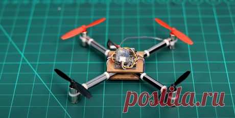 Мини квадрокоптер своими руками Привет самоделкины! Так вот в данной статье мы рассмотрим как сделать микро квадрокоптер. Во время создания мы будем стараться использовать наиболее распространённые и дешёвые материалы. К сожалению сэкономить на аппаратуре управления очень сложно, и она является самым дорогим компонентом. При