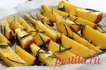 Картофель, запеченный с розмарином / Меню недели