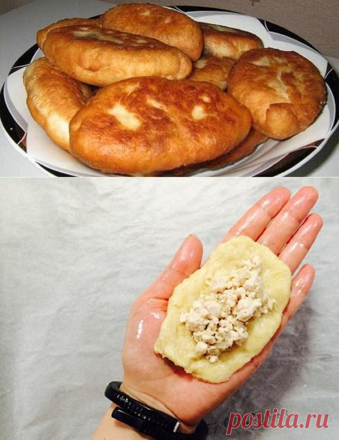 Мягкие как пух пирожки на кефире.