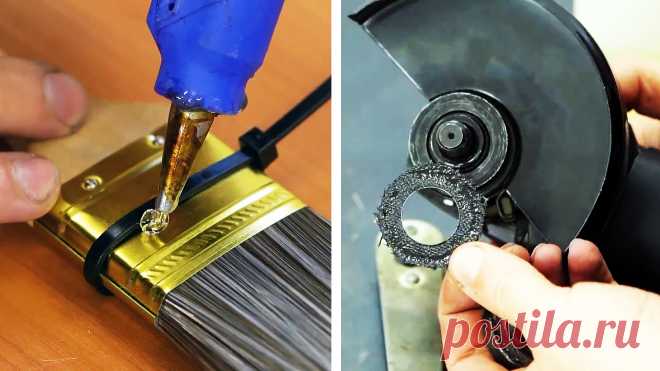 12 идей и лайфхаков для строительного ремонта и ремонта в мастерской Любители все делать своими руками обязательно оценят подборку крутых идей и лайфхаков, которые позволят лучше организовать рабочий процесс и решить различные затруднения при строительном ремонте. В нее включено 12 проверенных советов. Все они очень простые, и не требуют при повторении особых