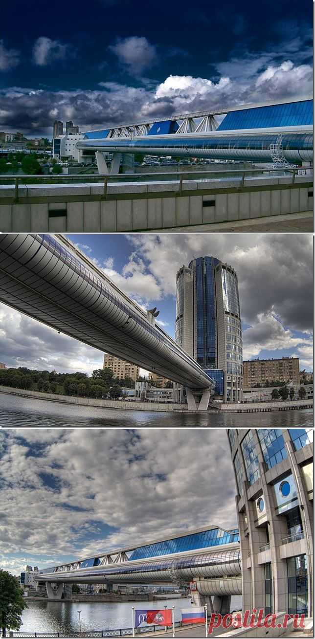 Самые необычные мосты Москвы . Мост Багратион.