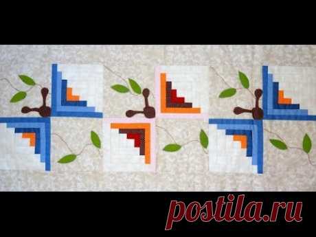 Patchwork Maria Adna - Caminho de mesa - Patchwork - Trilho de mesa em patchwork - YouTube