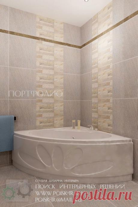 Дизайн интерьера ванной комнаты - Портфолио дизайнеров - Поиск интерьерных решений