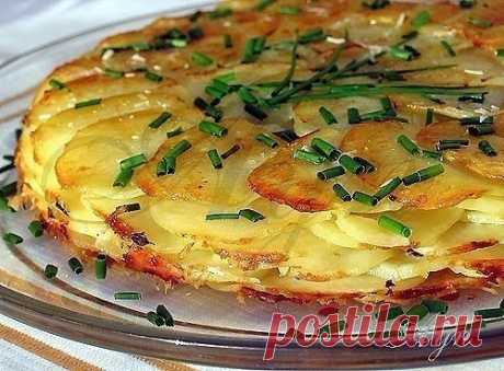 Вкусное и красивое картофельное блюдо