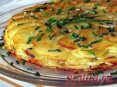 Вкусное и красивое картофельное блюдо