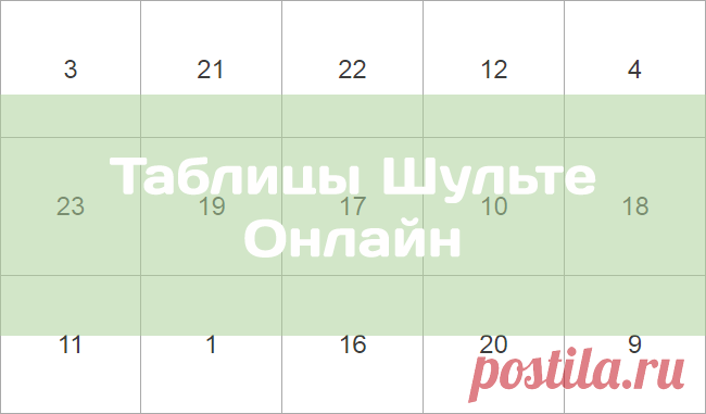 Таблицы Шульте - онлайн тренажер для развития скорочтения Онлайн упражнения: классические, буквенные, красно-черные Горбова-Шульте. Тест таблиц от 3х3 до 16х16. Методика для младших школьников и детей.