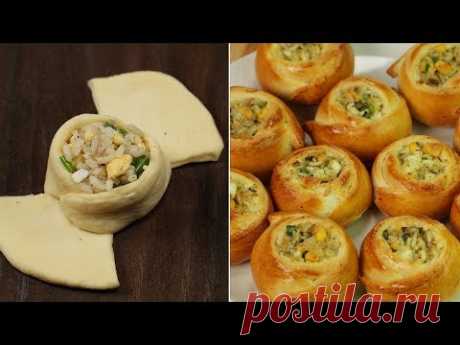 Поднимут настроение! Булочки “Розочки” с сочной начинкой не успеют завянуть на столе! | Appetitno.TV