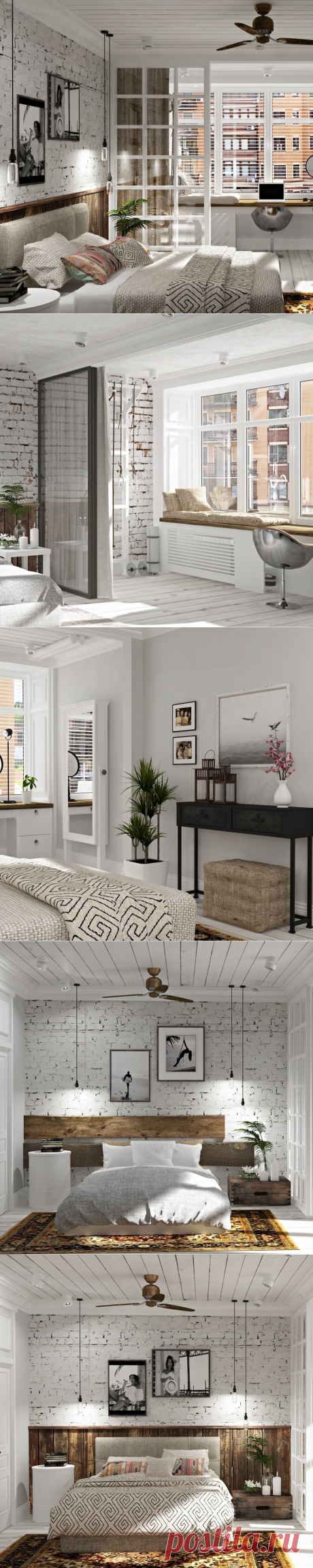 Уютная спальня с амбарными досками | Про дизайн и ремонт | Яндекс Дзен