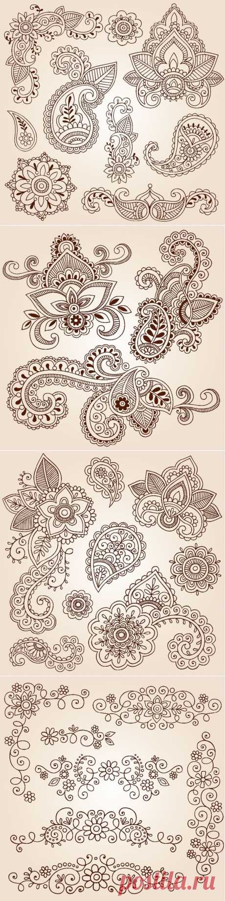 Paisley - шаблоны для росписи | Варварушка-Рукодельница