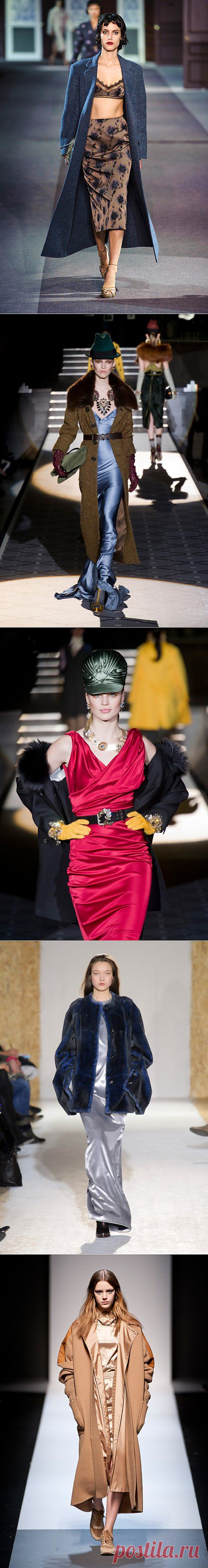 Перед своим вторым показом на посту креативного директора Saint Laurent Эди Слиман заметно нервничает. Дебютная коллекция была реверансом в сторону основателя дома; теперь же, без долгих отступлений, Эди решил заявить, что потакать ожиданиям публики не намерен. Он поправляет на модели гранжевый кожаный плащ, слегка прикрывающий блестящую комбинацию, расстегивает пуговицы на пальто мужского кроя, накинутого поверх шифонового платья, и набрасывает на хрупкие девичьи плечи кофту крупной вязки