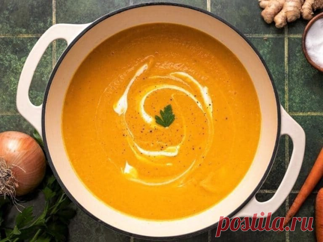 Морковный суп за 1 час Вкусное блюдо из простых ингредиентов