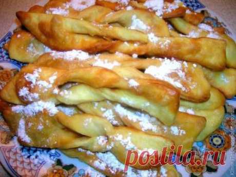 Постный хворост - кулинарный рецепт / Простые рецепты