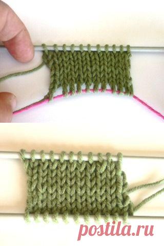 Открытый невидимый набор петель. МК + видео - Вязание спицами - Страна Мам