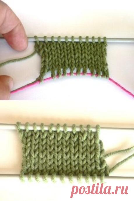 Открытый невидимый набор петель. МК + видео - Вязание спицами - Страна Мам