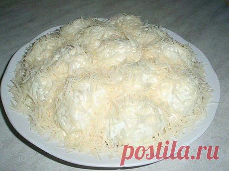 Салат сугробы