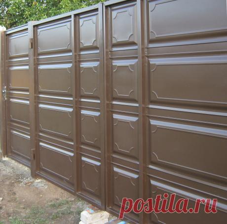 Ворота филенка №1 2м х 3м - Установка, доставка.