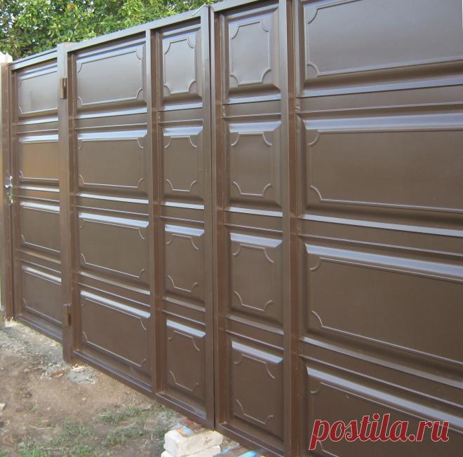 Ворота филенка №1 2м х 3м - Установка, доставка.