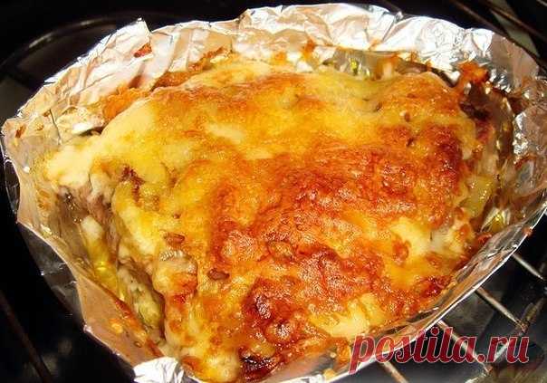 Быстрый ужин. Узелки с мясом и сыром. | Про рецептики - лучшие кулинарные рецепты для Вас!