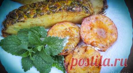 Как приготовить фрукты на гриле в глазури? | Вкусные рецепты