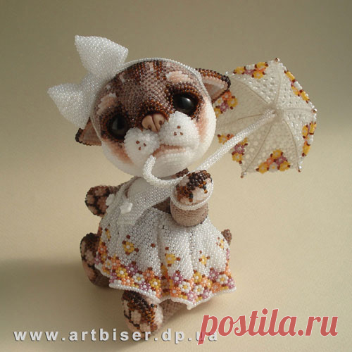 Авторские игрушки из бисера Волховской Ульяны :: "КотоПуськи" ::