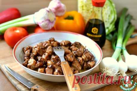 Мясо в соусе Кулинарный рецепт