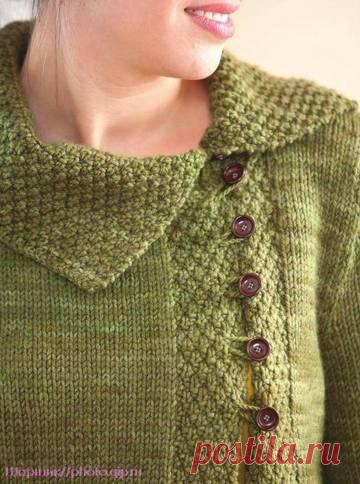 Жакет с ассиметричной застежкой