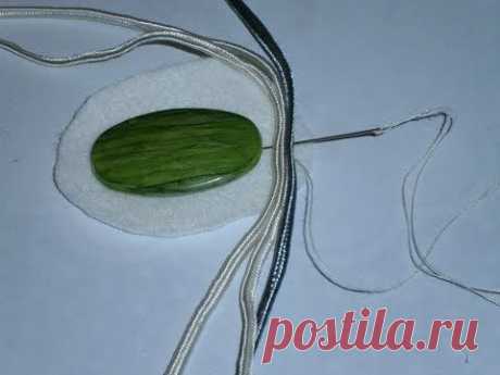 Soutache tutorial cabochon - YouTube