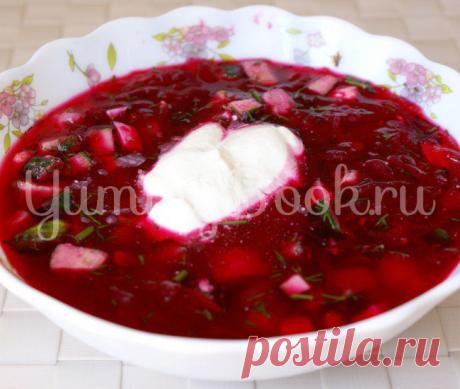 Холодник по-белорусски (Свекольник) - пошаговый рецепт с фото