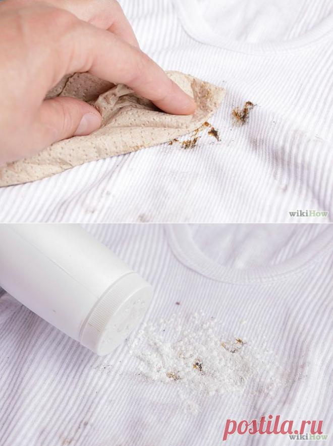 Как вывести с одежды жирные или масляные пятна — Делимся советами