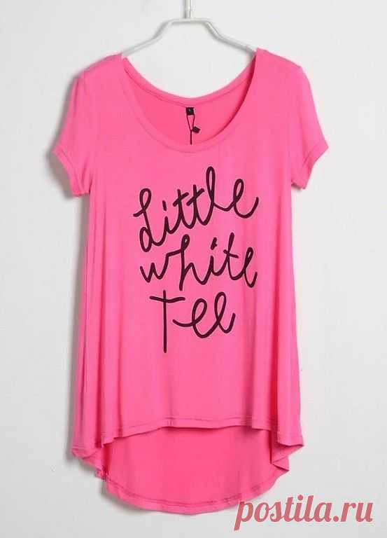Little white tee / Рисунки и надписи / Модный сайт о стильной переделке одежды и интерьера