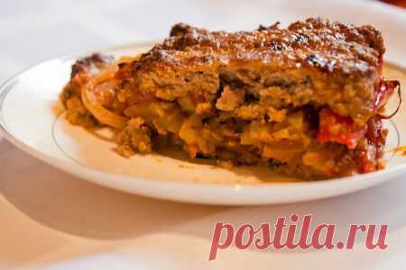 Пирог мясной рецепт пошаговые фото блюда